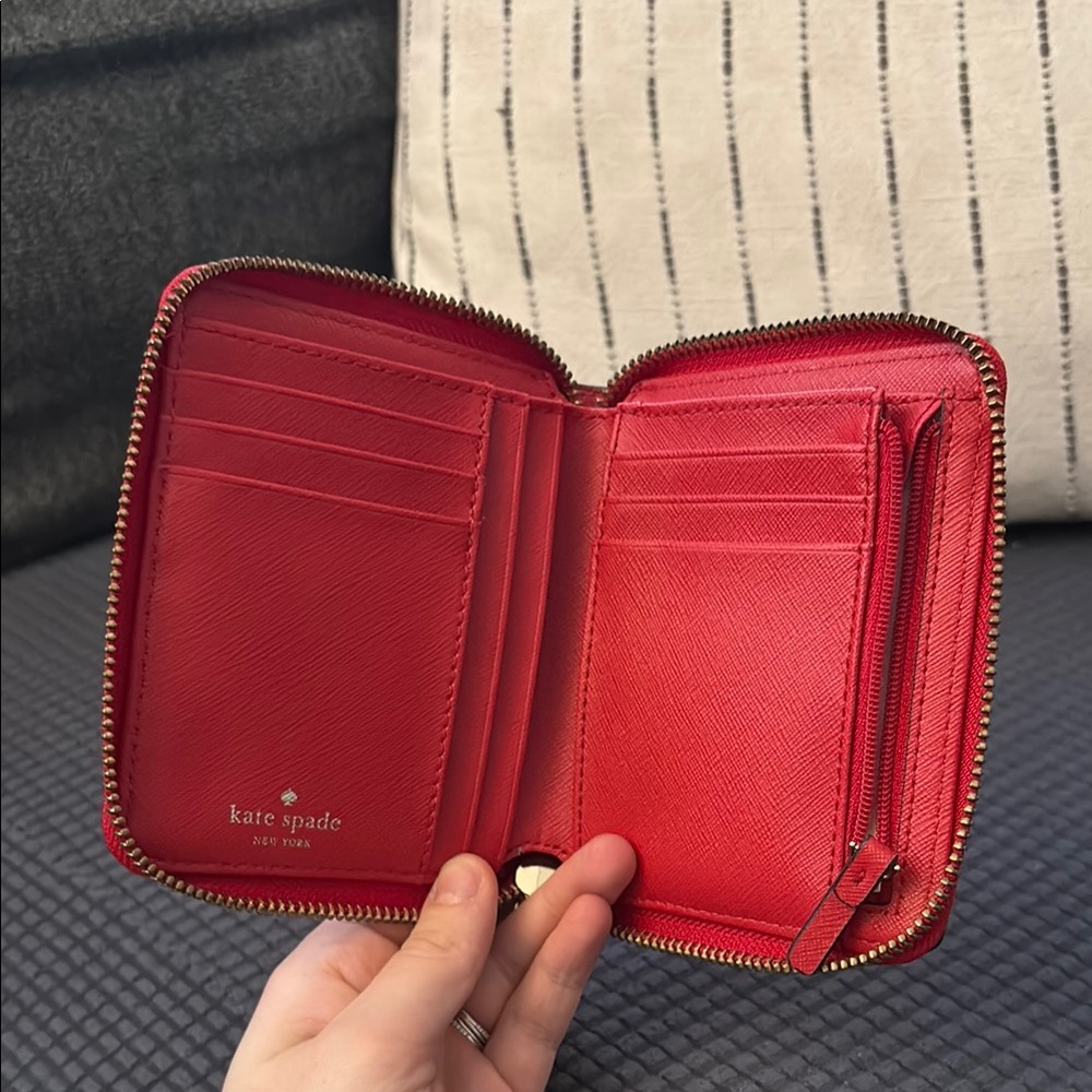 Kate Spade Red Wallet - Picture 2 of 3